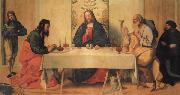 Vincenzo Catena The Supper at Emmaus oil painting